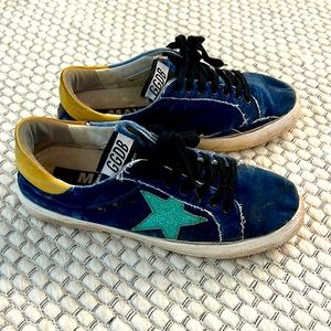 Authentic Golden Goose May Ladies shoes sneakers 38 7-7.5 pre-owned, velour